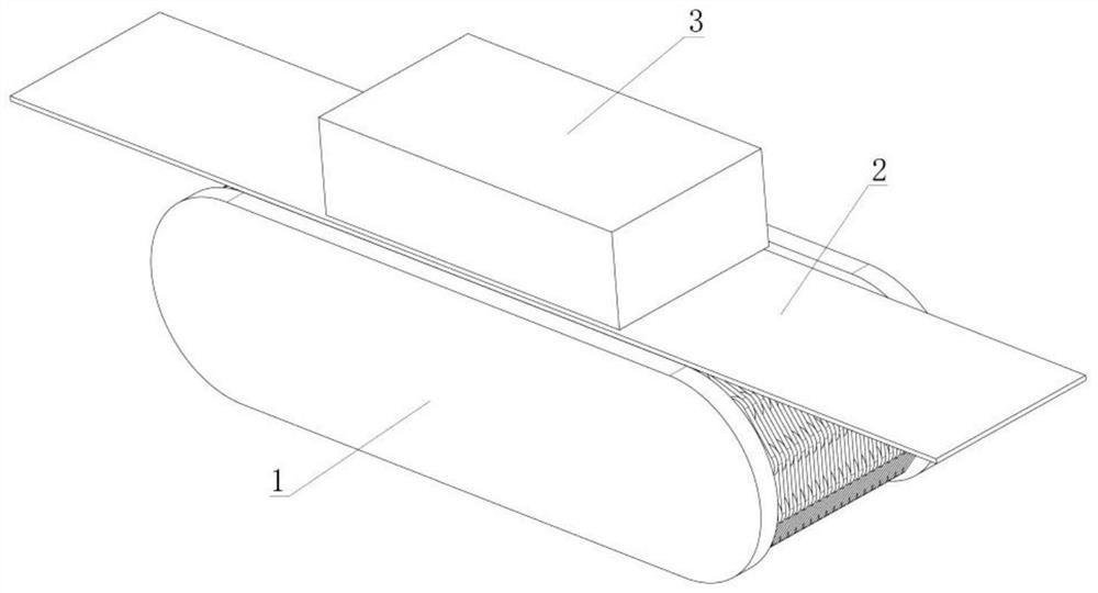 Method for supporting milling belt