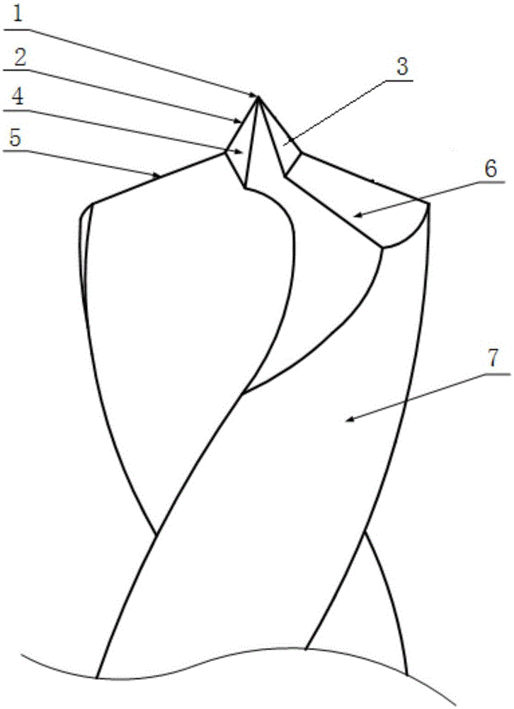 Self-centering micro drill bit without chisel edge