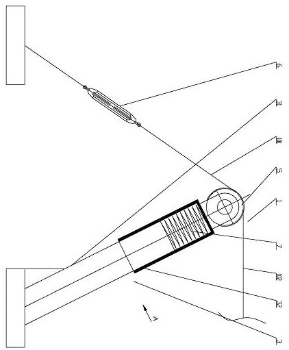 Flexible support photovoltaic power generation device