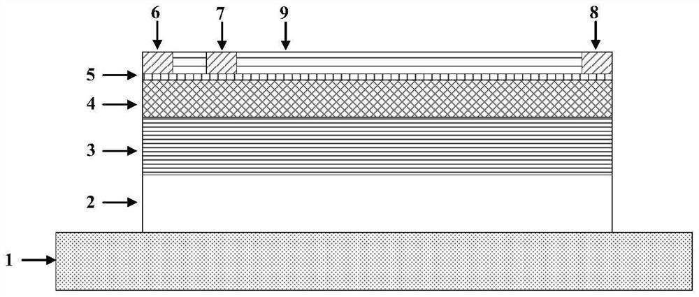 Silicon-based GaN HEMT heat dissipation enhanced packaging structure and preparation method thereof