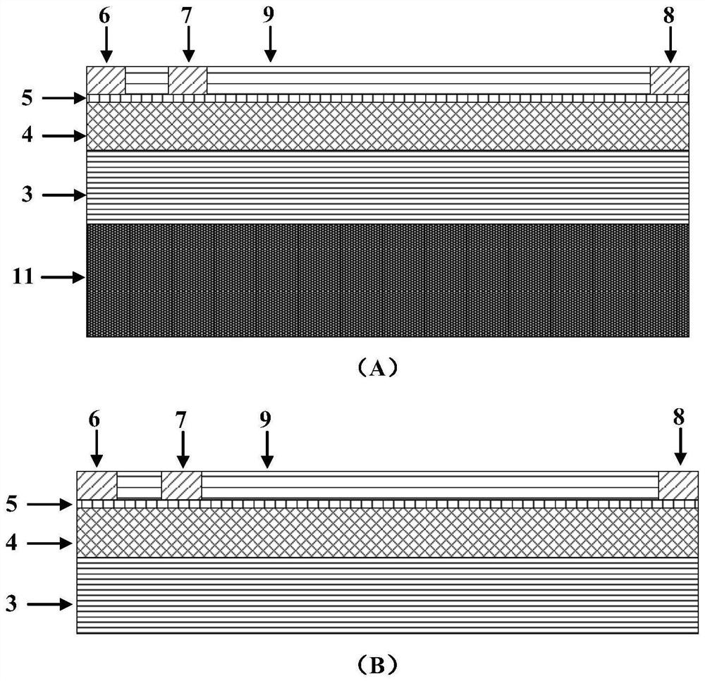 Silicon-based GaN HEMT heat dissipation enhanced packaging structure and preparation method thereof