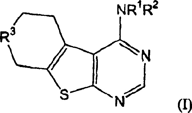 Novel 4-amino-5,6-substituted thiopheno 2,3-d]pyrimidines