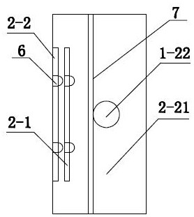 Caisson hanging formwork structure