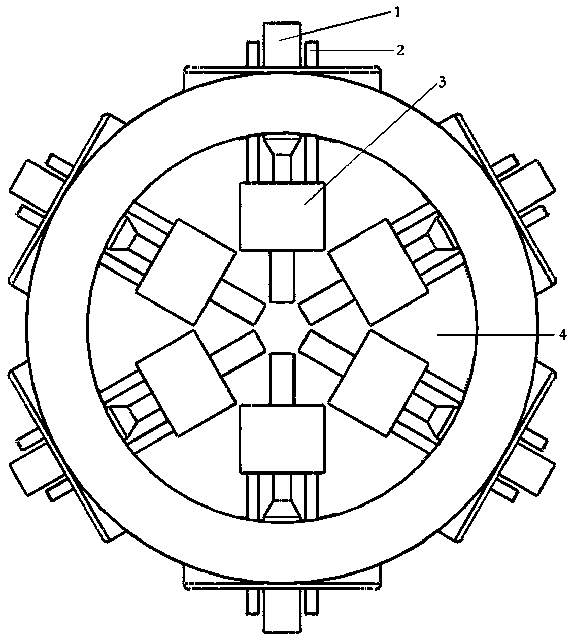 Self-excited oscillation cavitation impinging stream reactor