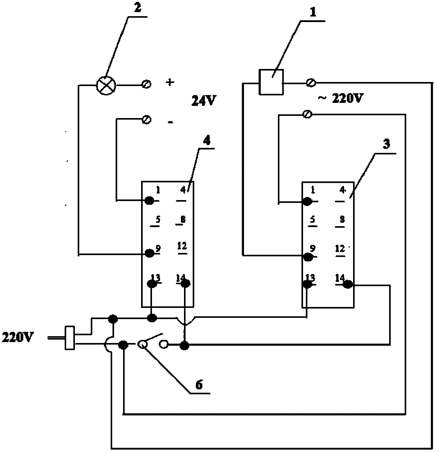 Automatic regeneration device of suppression column used in low-pressure ion chromatography