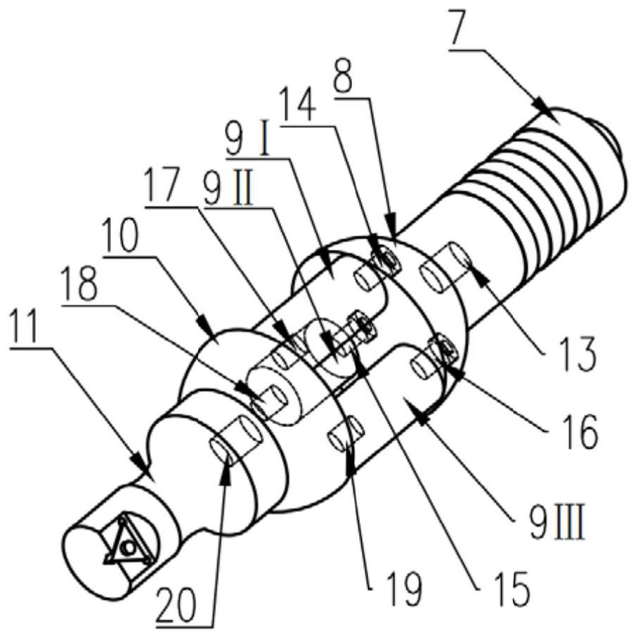 A single-excitation three-dimensional ultrasonic ellipse turning device