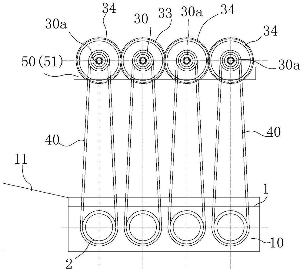 Device for laying denitration catalyst on ceramic filter element