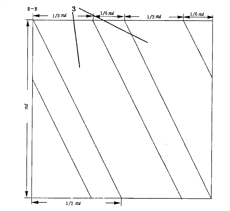 Device for measuring oil, gas, water three phase flow containing rate