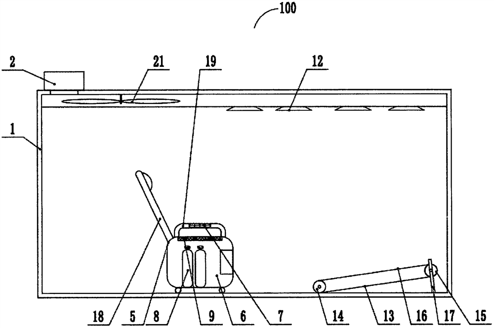 Walk-in plateau environment simulation experiment module