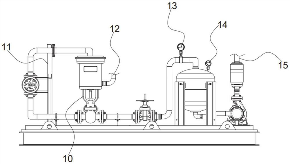 Tail gas circulating equipment of sleeve lime kiln