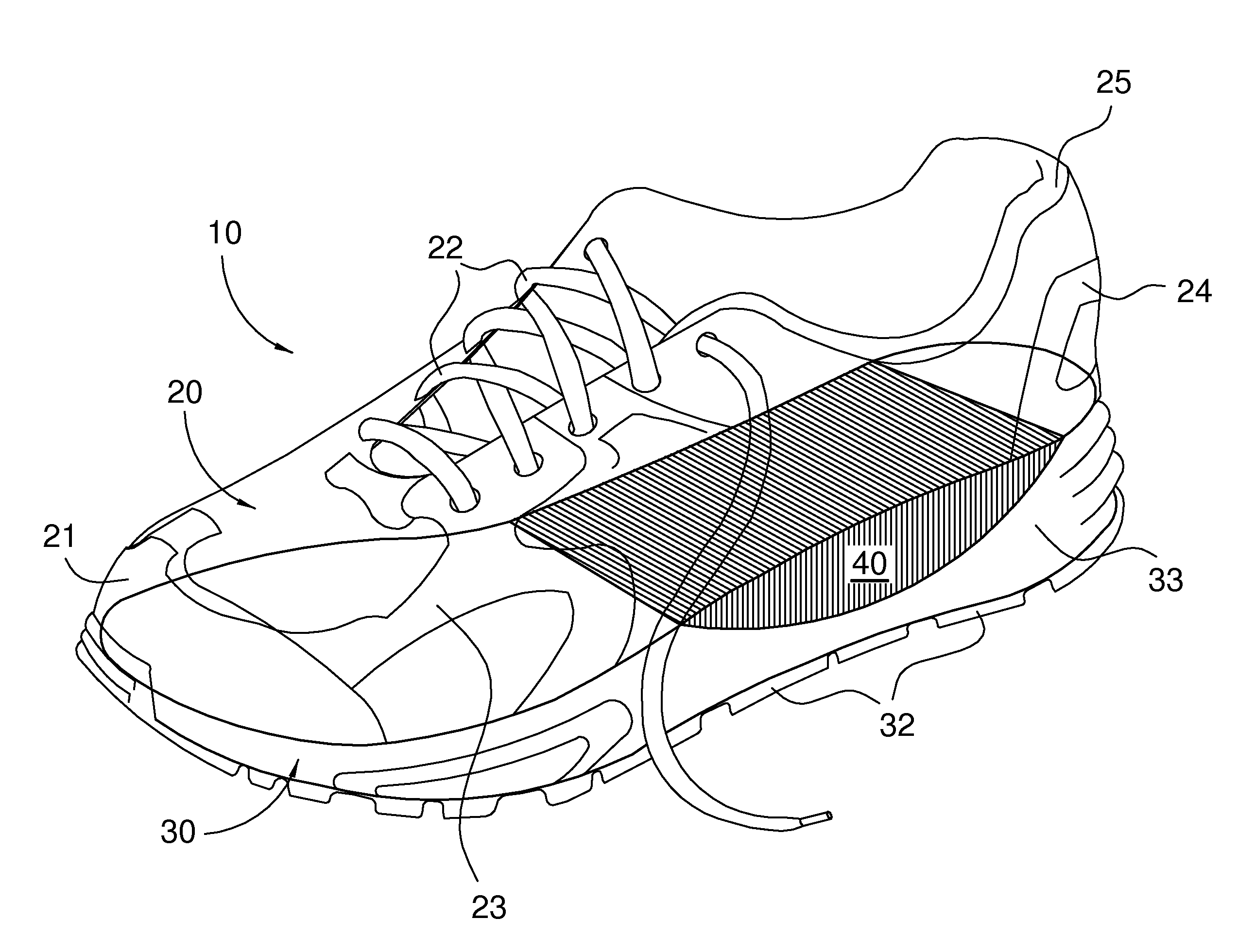 Footwear for walking or running with rolling action