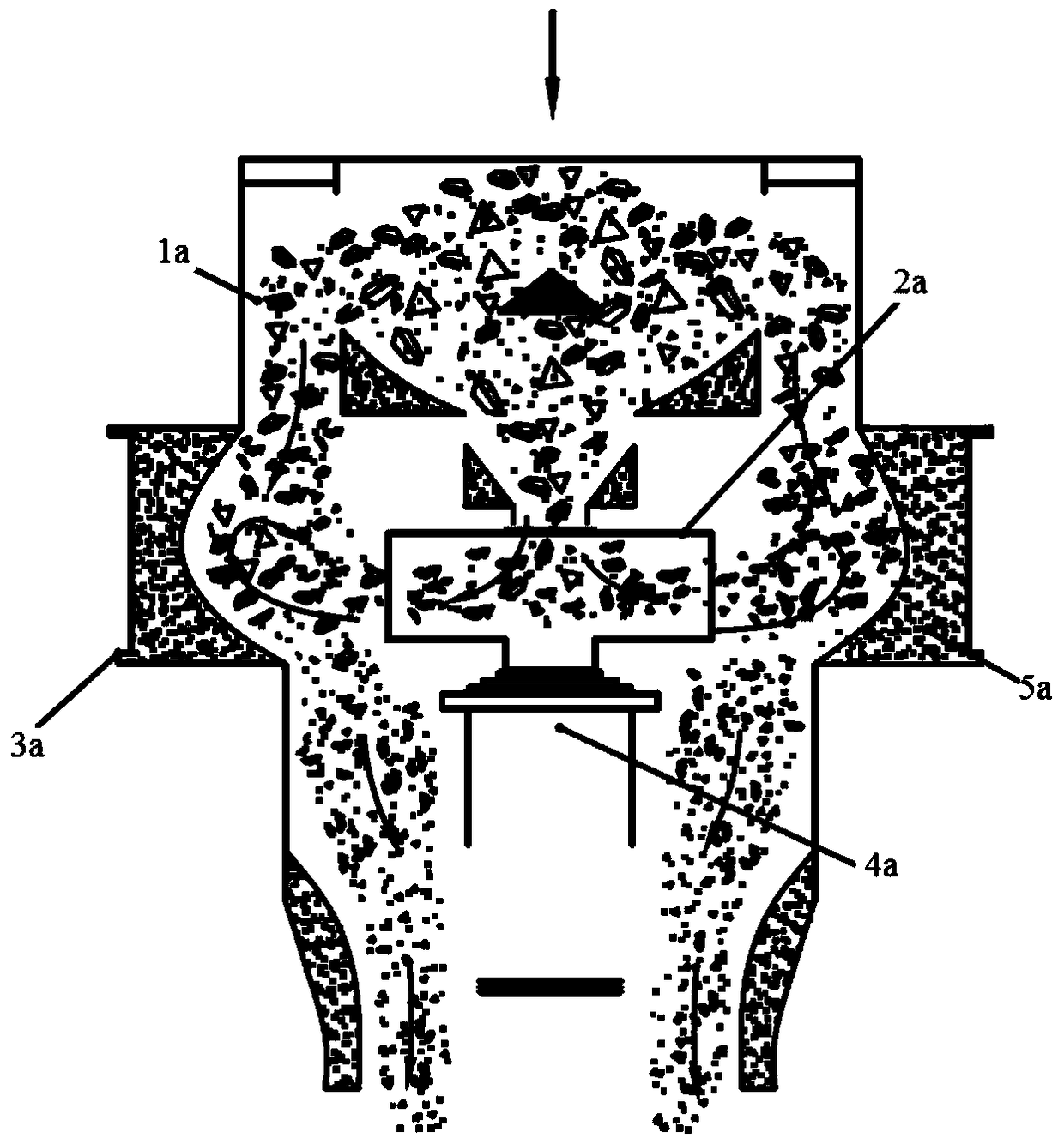 Crusher, mineral production line and material crushing method