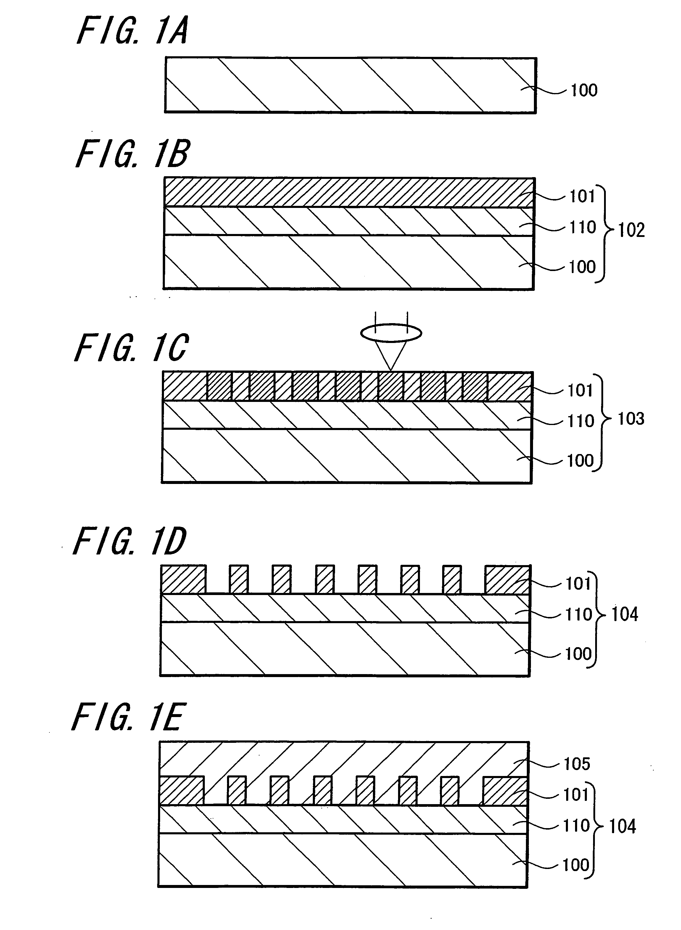 Method for producing stamper used for producing optical disc and optical disc producing method