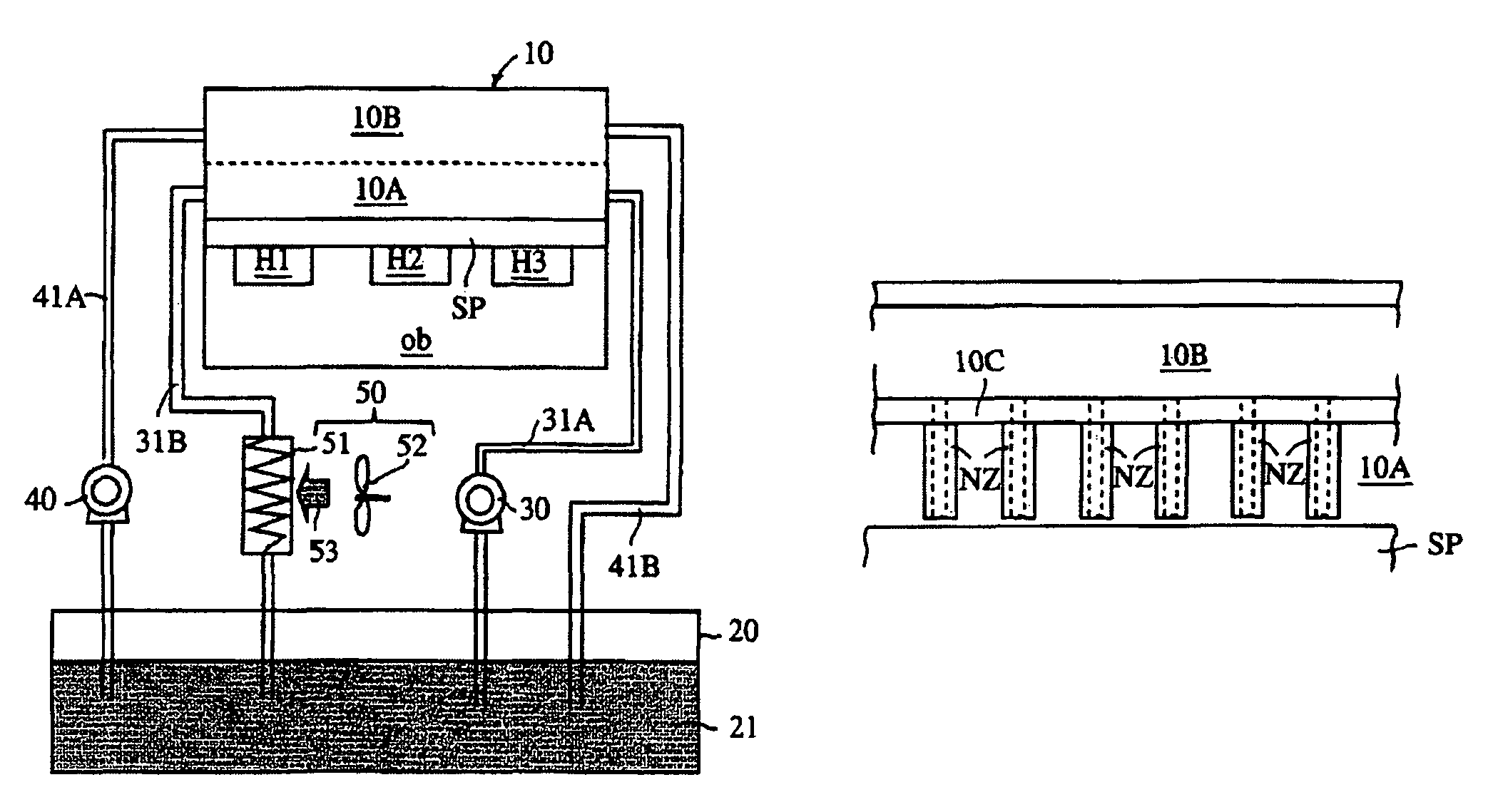 Boil cooling method, boil cooling apparatus, flow channel structure, and applied technology field thereof