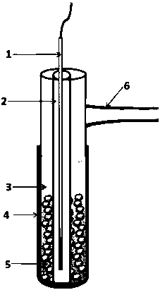 Electromagnetic heating metal phase diagram experimental method and experimental test tube