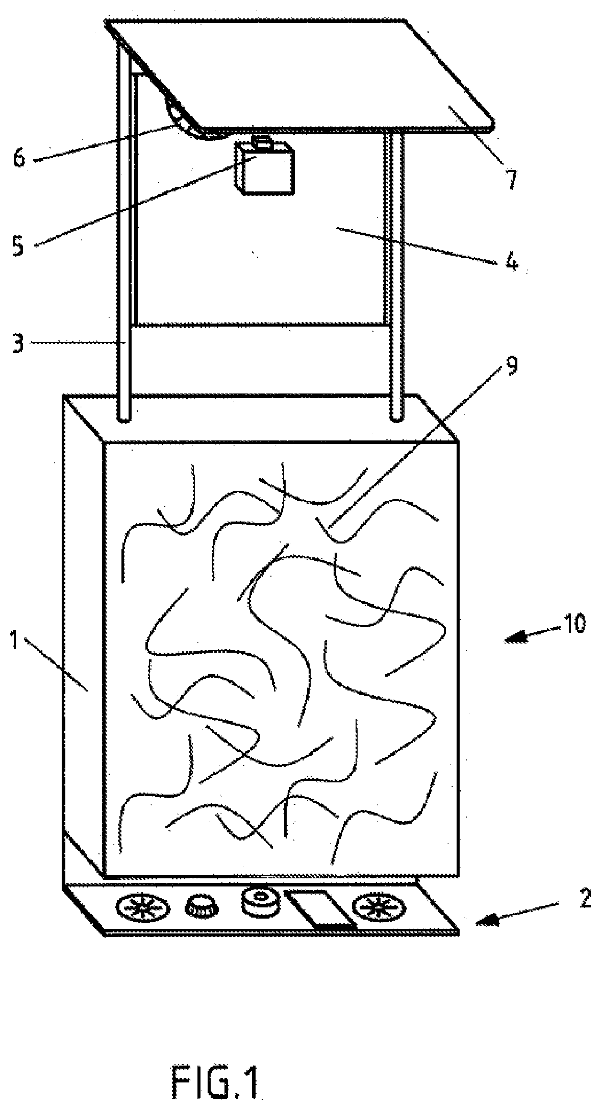 Portable cooling device for humans and/or animals