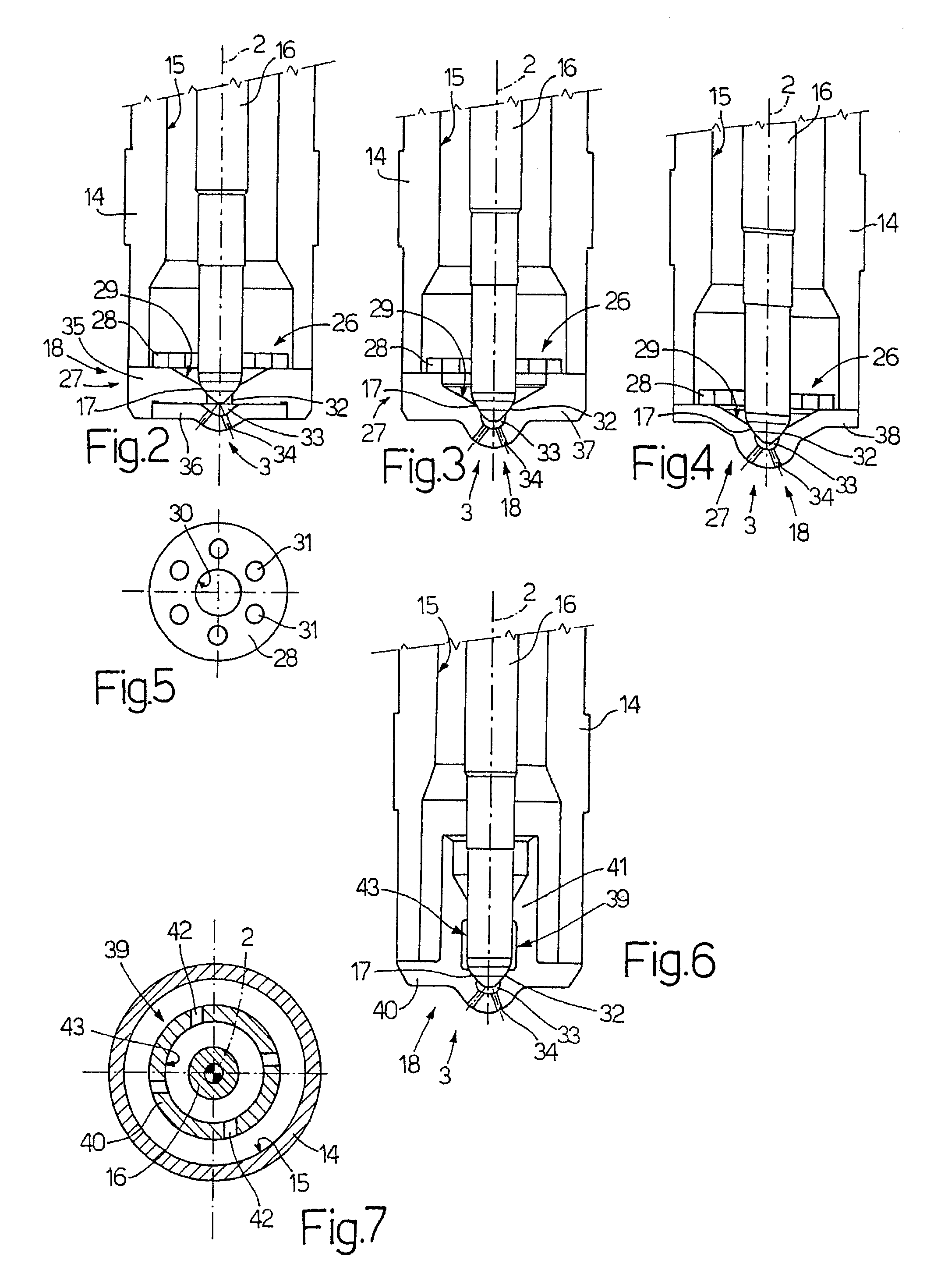 Method for controlling a fuel injector according to a control law which is differentiated as a function of injection time