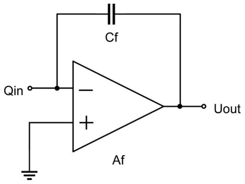 Integrating capacitor negative charge compensation circuit