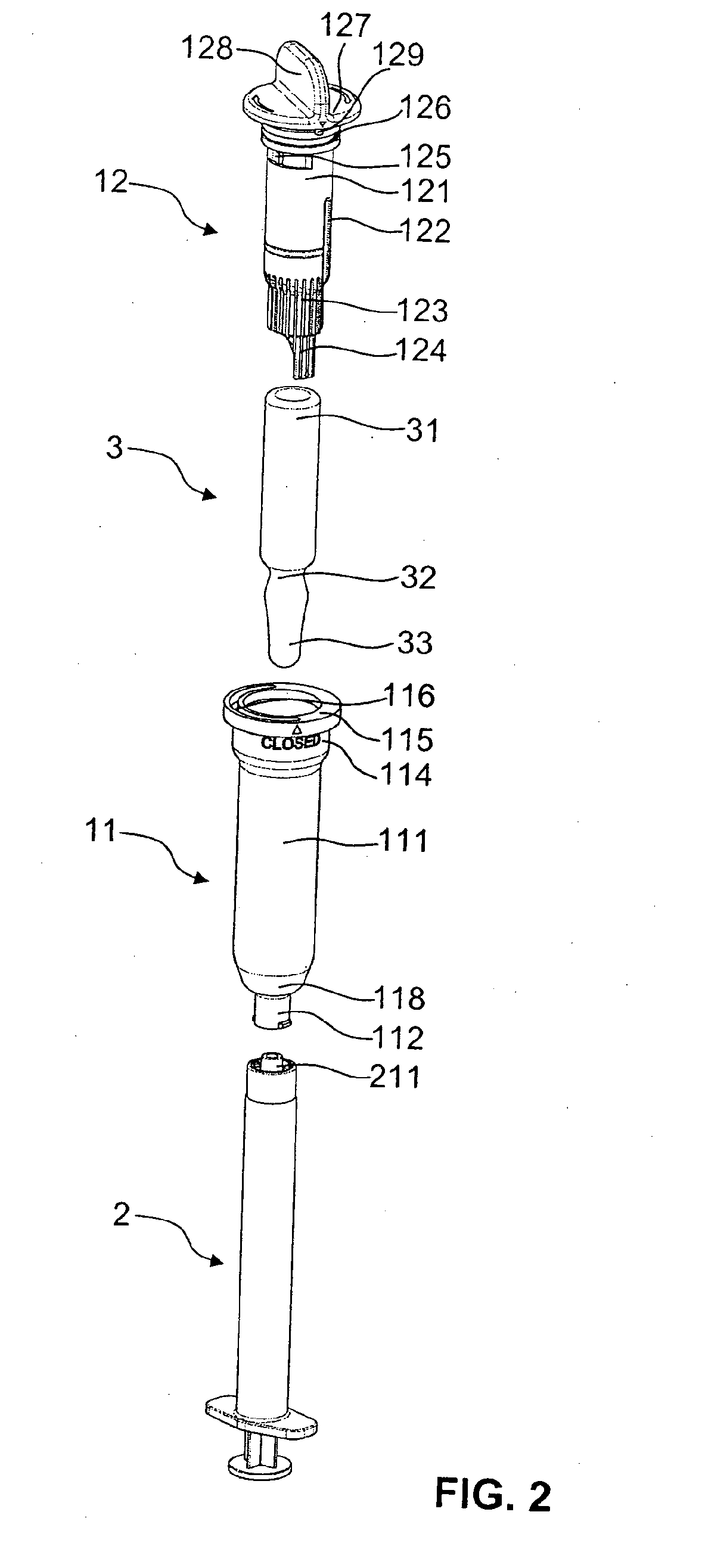 Device for opening an ampoule