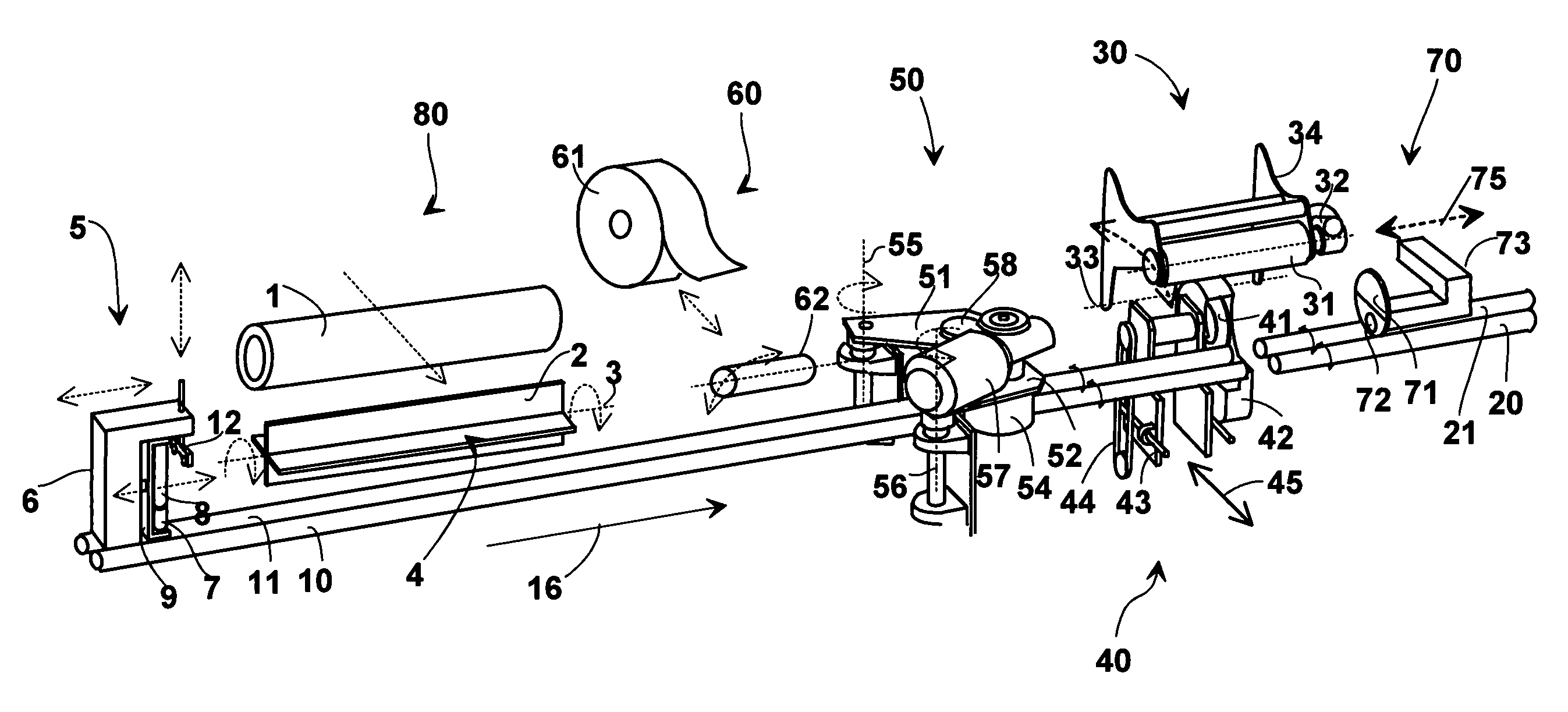 Apparatus for connecting tubular cores