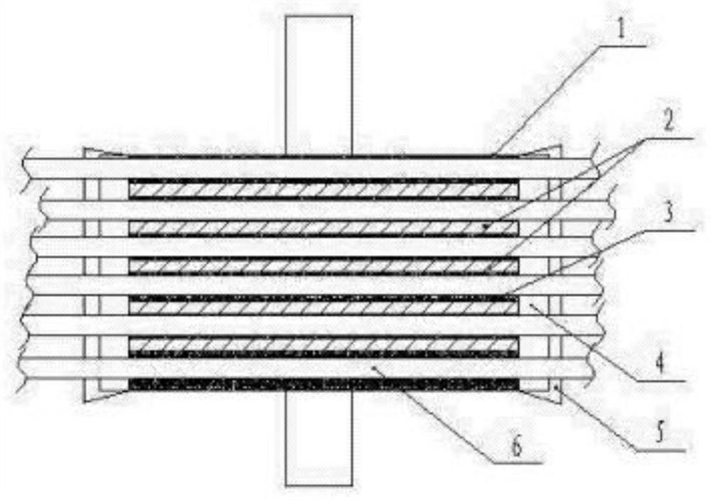 Fireproof high-temperature-resistant sealing penetrating device for marine cable/pipeline