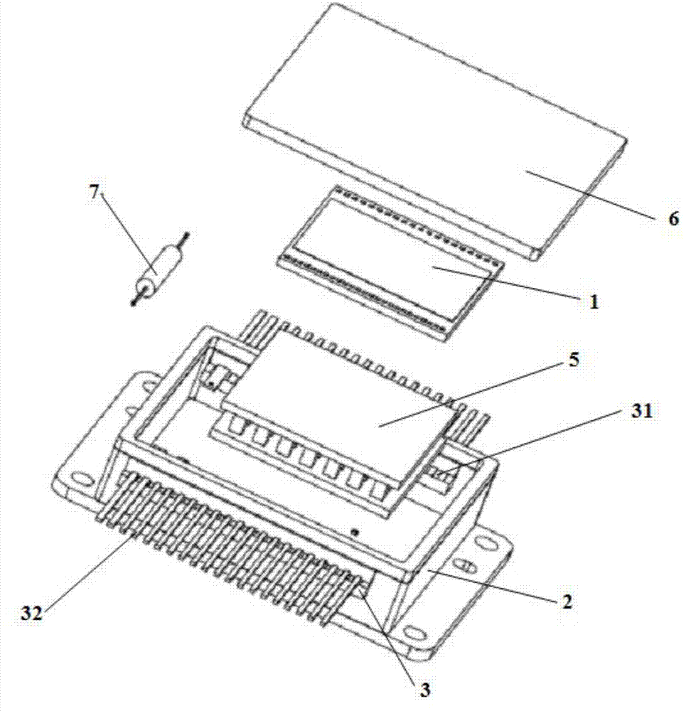Chip packaging method and chip packaging structure