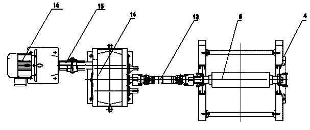 Three-roller strip head forming device with pinching function