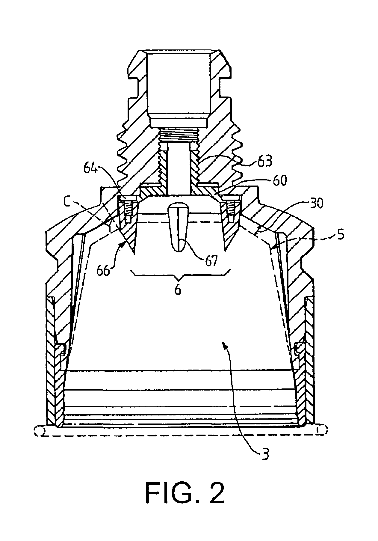 Device and method for improving the extraction of a food substance contained in a refill