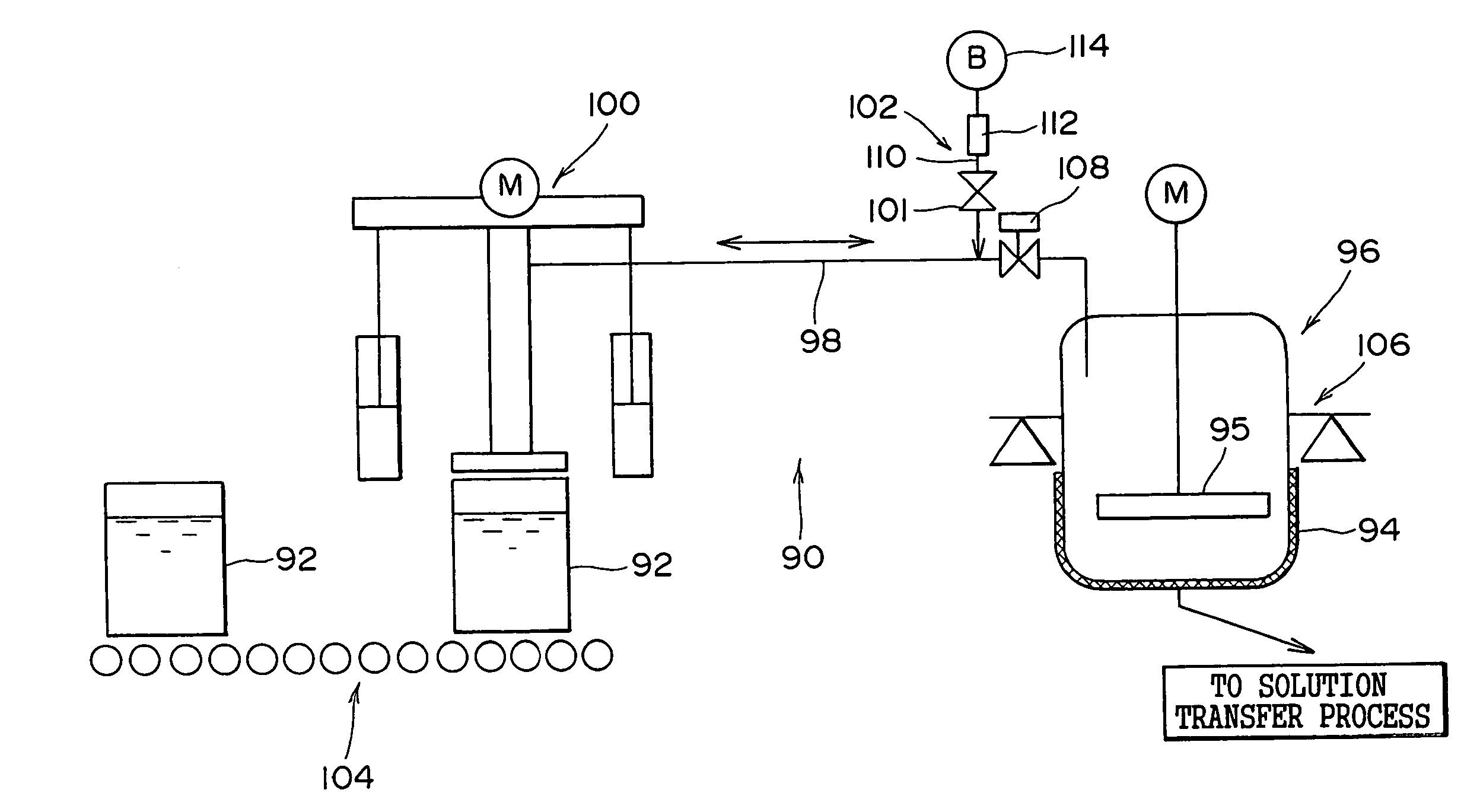 Method and apparatus for liquid preparation of photographic reagent