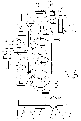 Intelligent efficient sewage treatment device