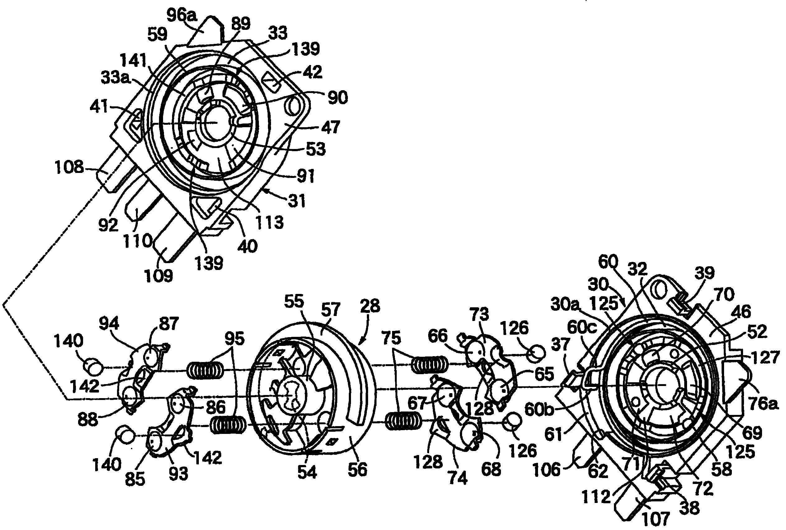 Rotary switch device