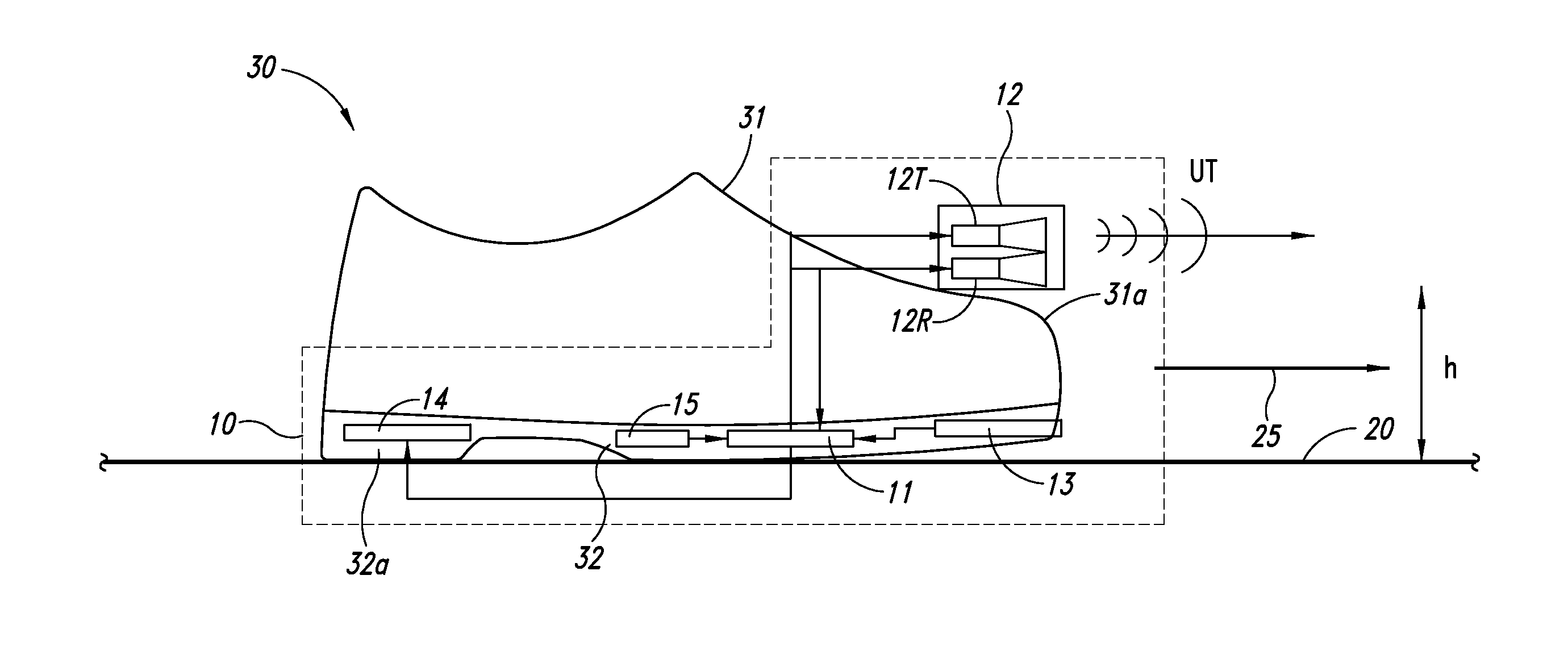 Wearable obstacle-detection device, and corresponding method and computer program product