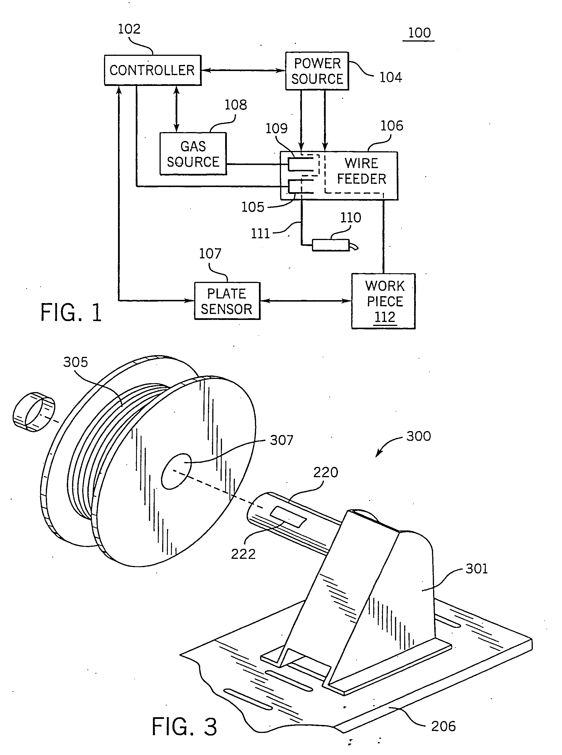 Welding machine with automatic parameter setting