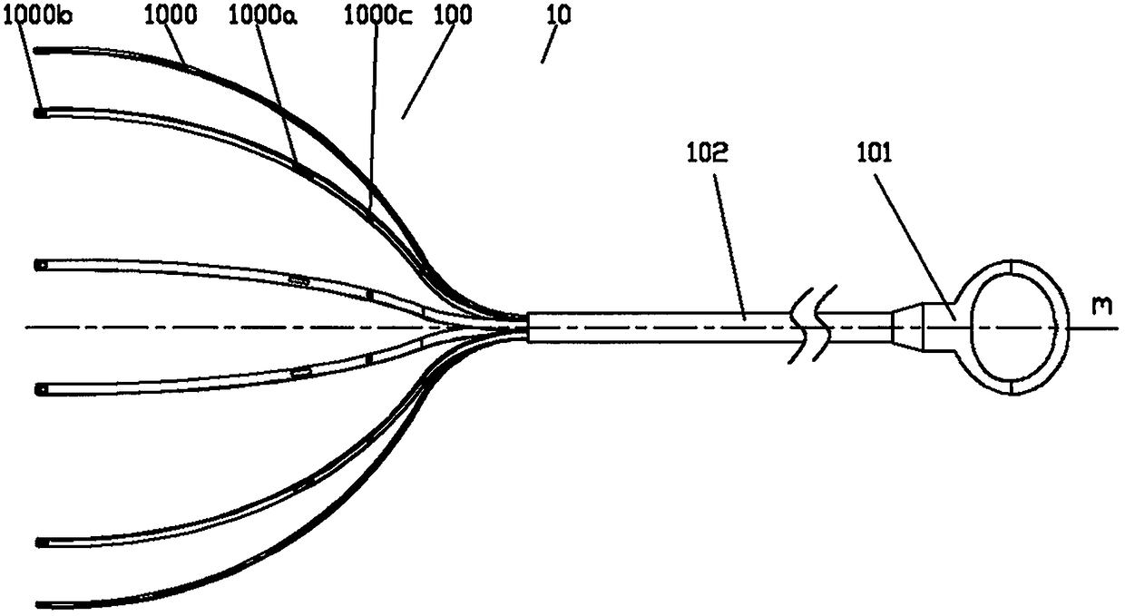 Conveying system of heart assistant device