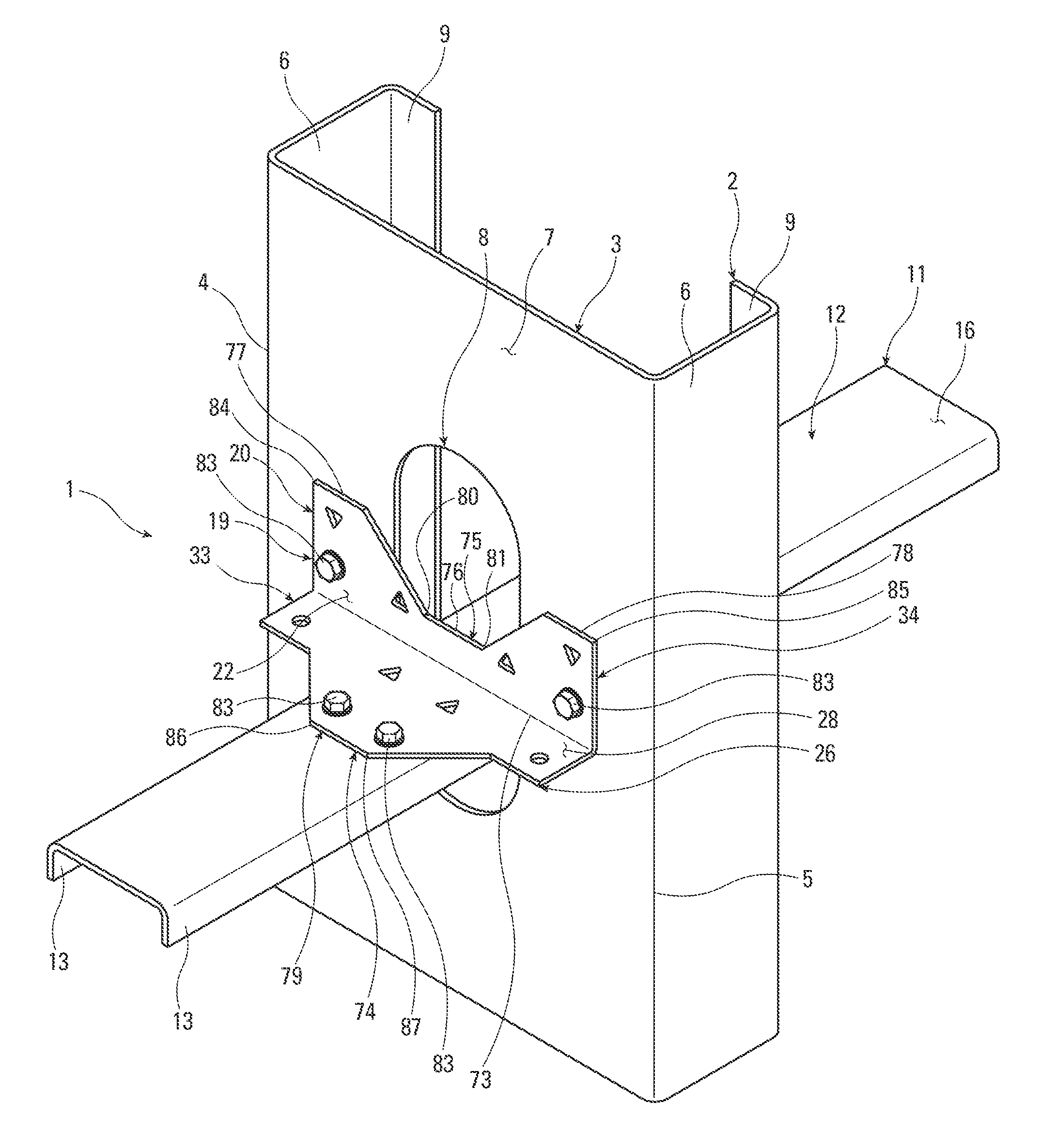 Steel framing clip