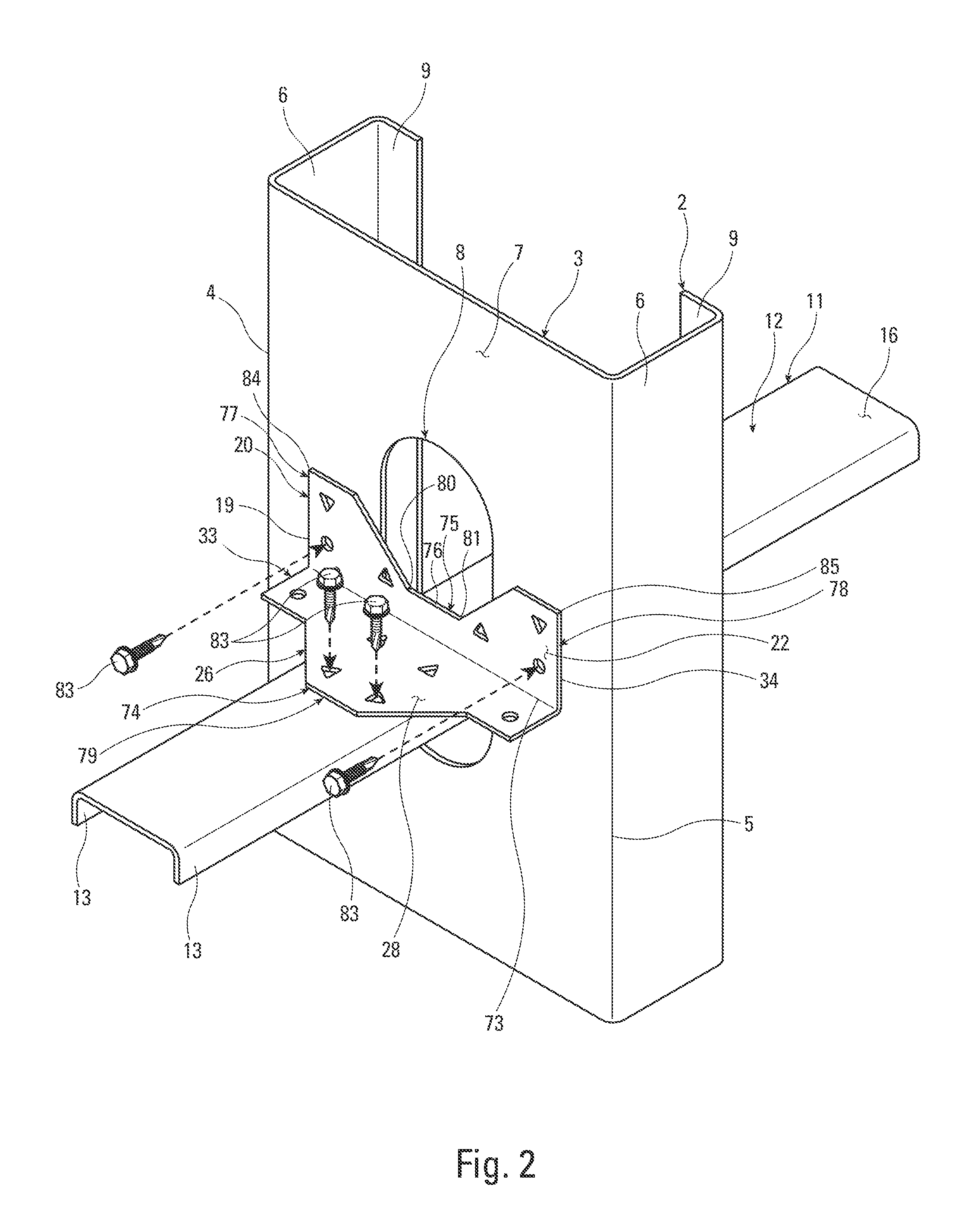 Steel framing clip