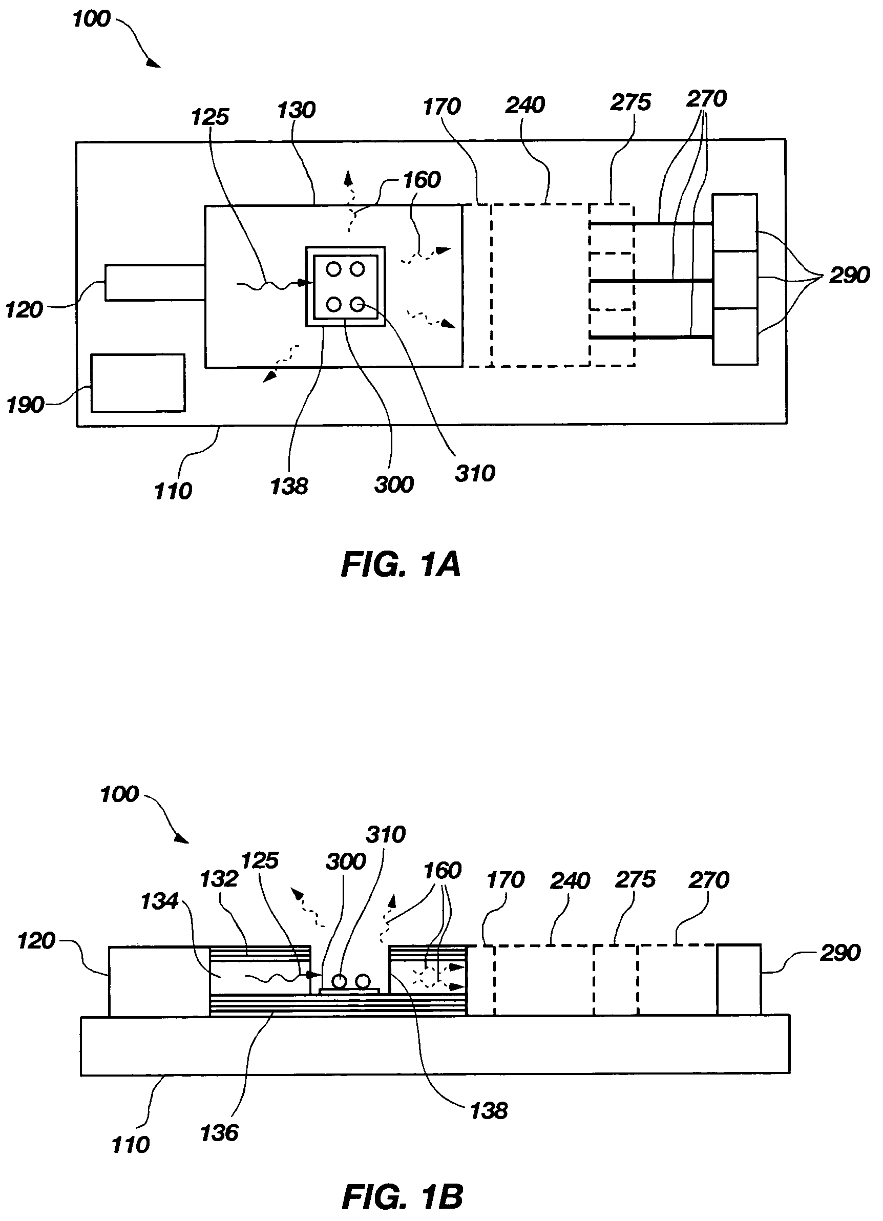 Monolithic system and method for enhanced Raman spectroscopy