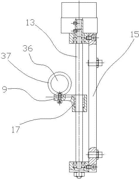 Linear cutting molybdenum wire tensile force automatic control system and tensile force control method