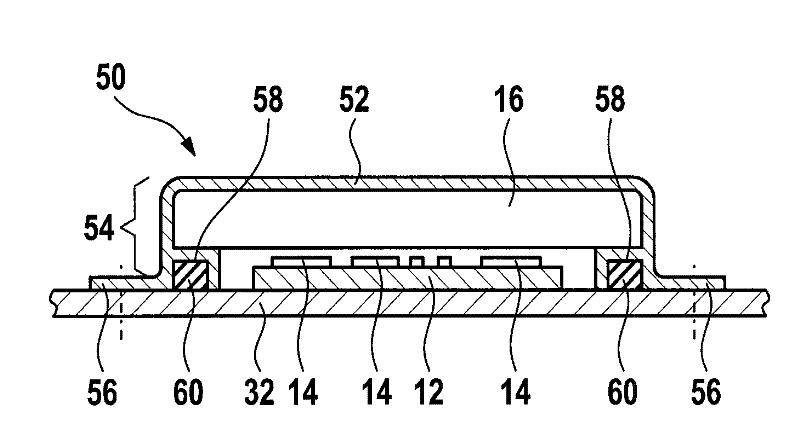 Circuit device having at least one circuit carrier package cover, especially gearbox controller