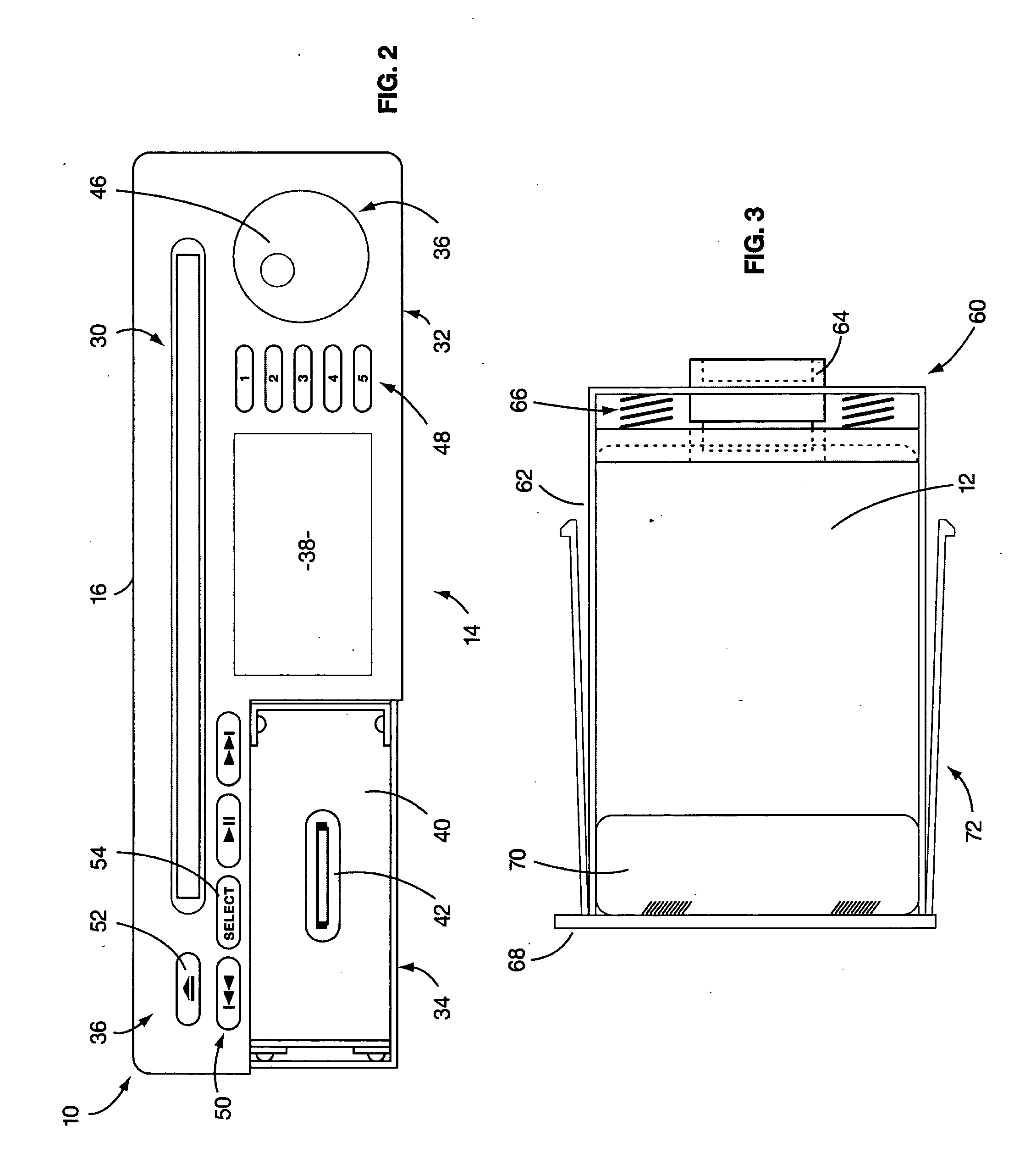 System for listening to playback of music files by a portable audio device while in a vehicle