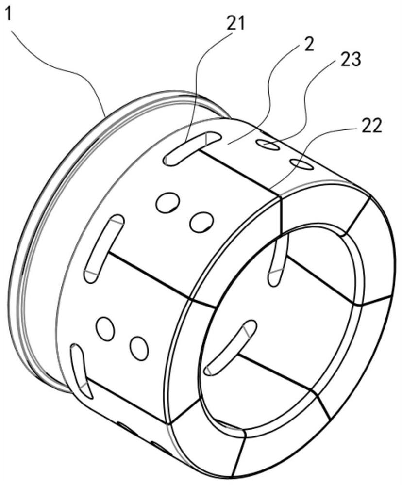 Joint hoop and clamping seat