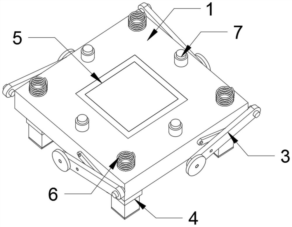 An industrial automatic leveling base