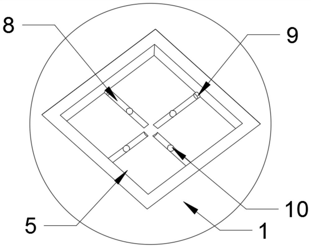 An industrial automatic leveling base