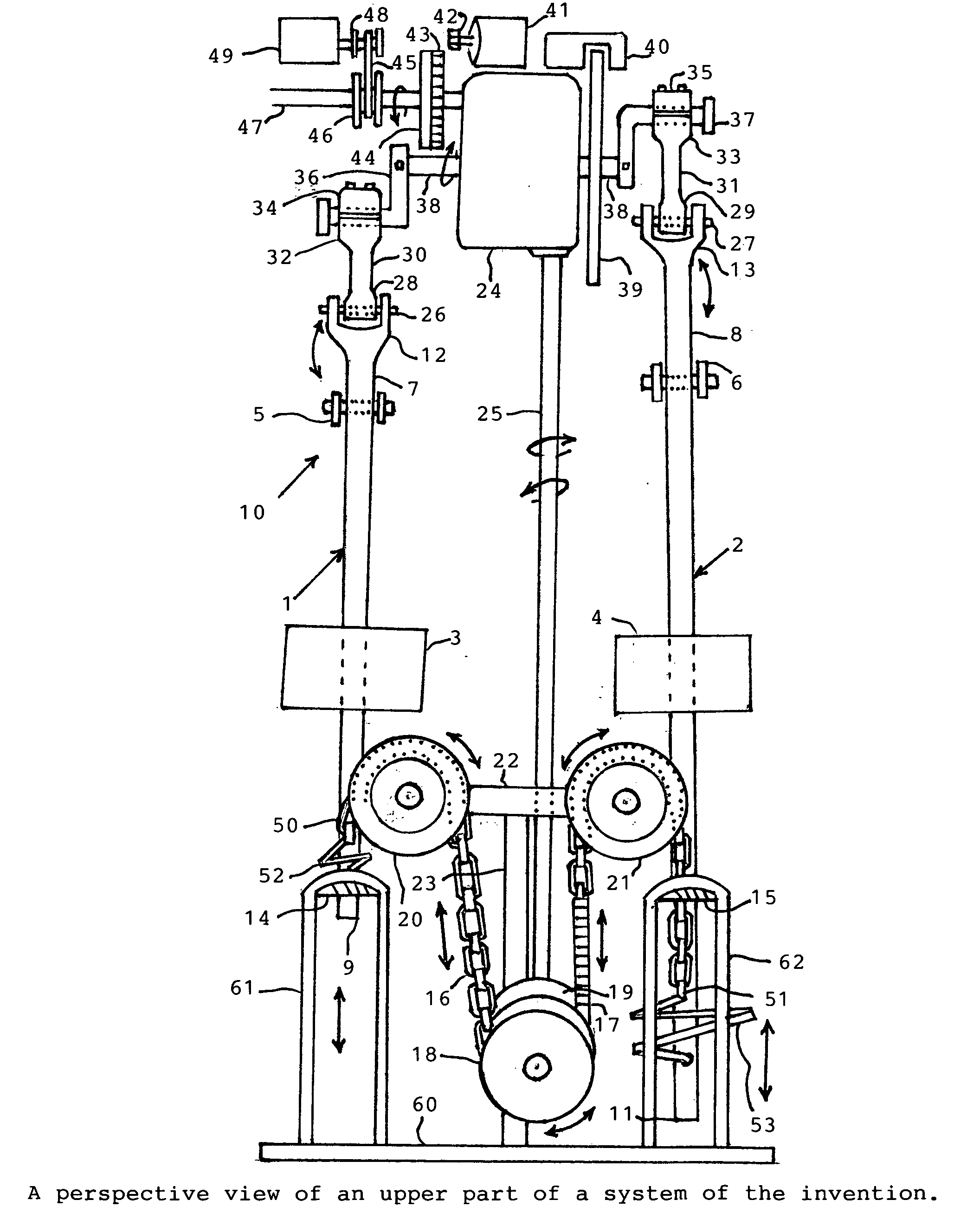 Transportation and power generating system of gravity and leaf springs
