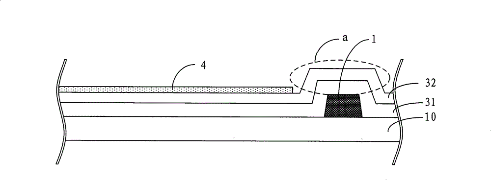 Array substrate of liquid crystal display device, and signal wire and manufacturing method thereof