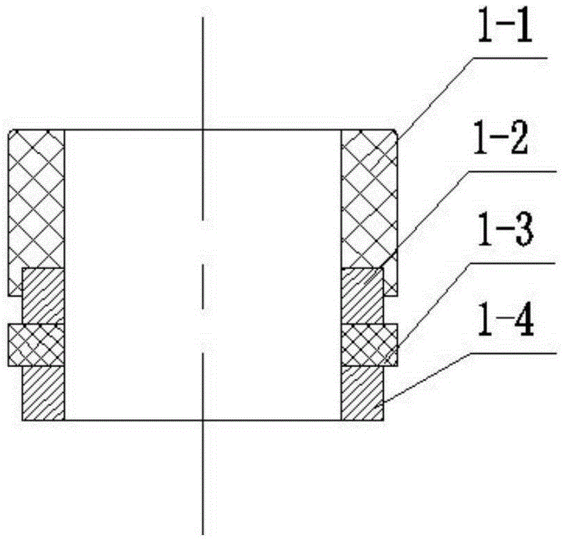 Novel flange gate valve and sealing structure for packing ring of novel flange gate valve