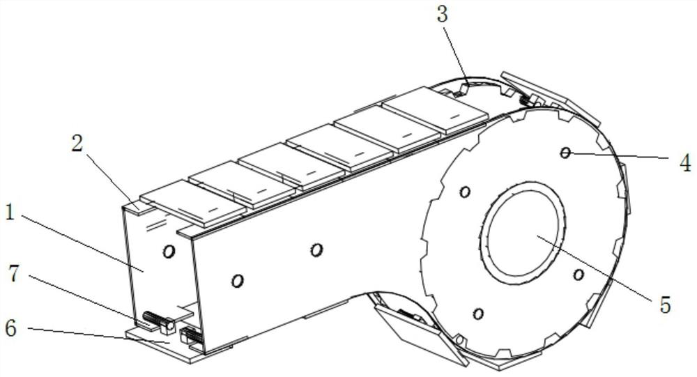 Automatic bearing connecting material conveying reversing device