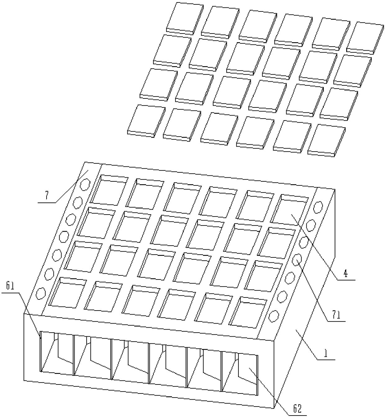 Solar energy collection device with rapid heat dissipation function