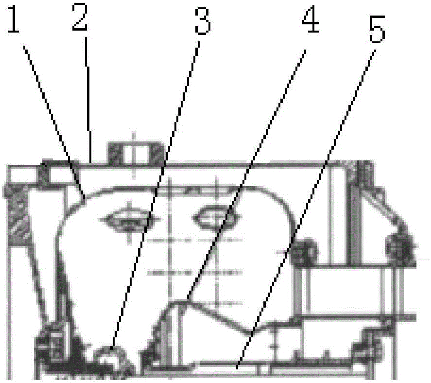 Flame tube suitable for three-vortex-system structure combustion of advanced low-pollution turbine engine