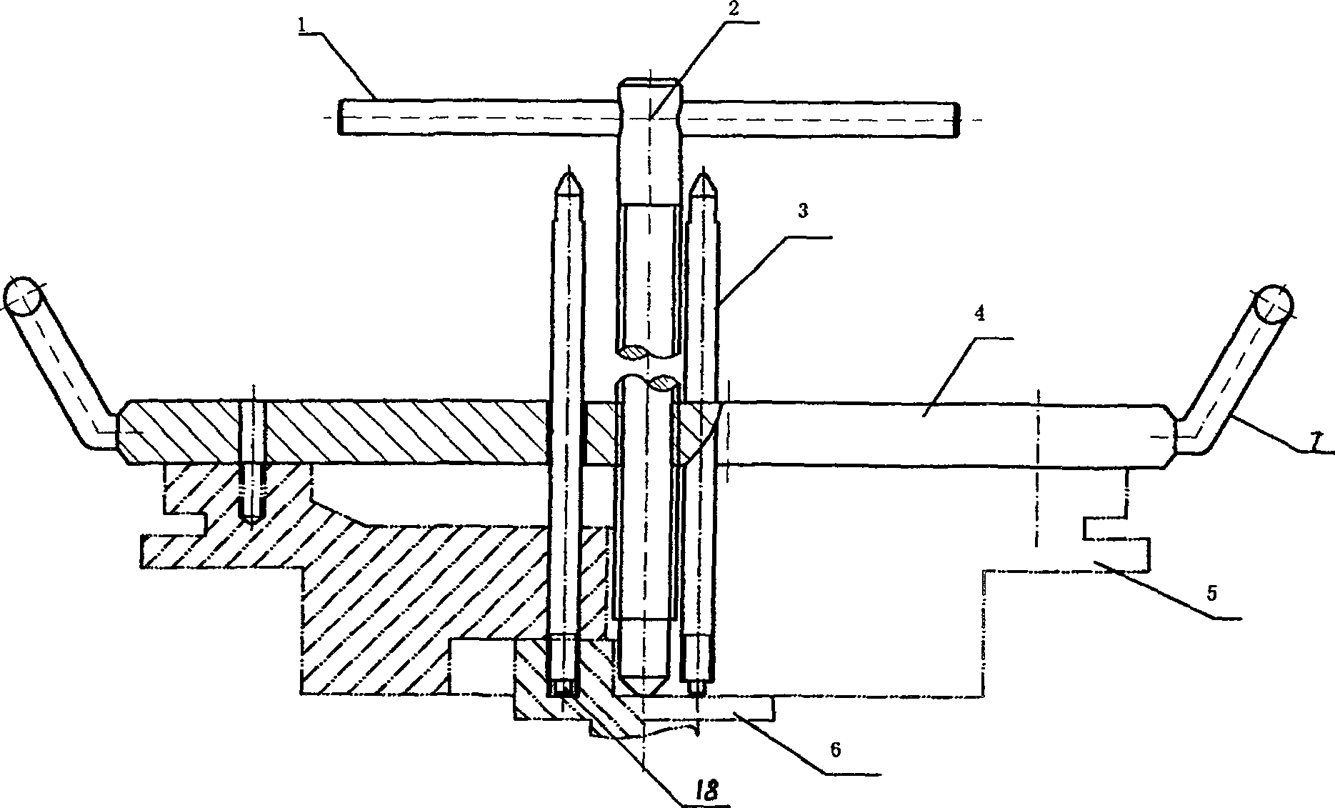 ISG electrical machine mounting jig of the engine